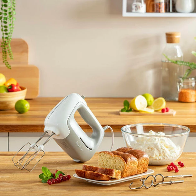 Sortie 👍 Batteur Electrique Prep'Mix Blanc et Poivre Moulinex ❤️ – Image 4