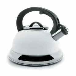 De gros ❤️ Bouilloire Sifflante 2.5 L Laqué Blanc Lacor 👍