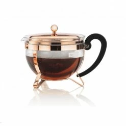 Sortie 😀 Théière avec Tamis Cuivre 1.5L CHAMBORD Bodum 🛒