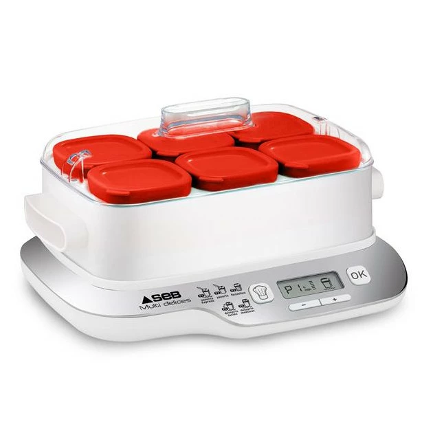 Remise ⌛ Yaourtière 6 pots Multi Délices Express Compact 450 W SEB 🛒 – Image 2